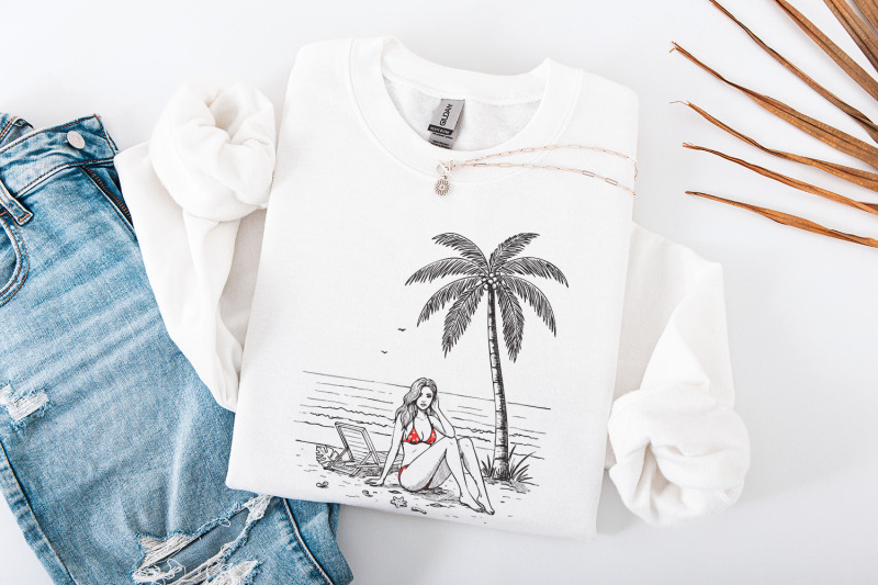 palm-tree-relaxation-png-tropical-beach-scene-summer-vacation-illust