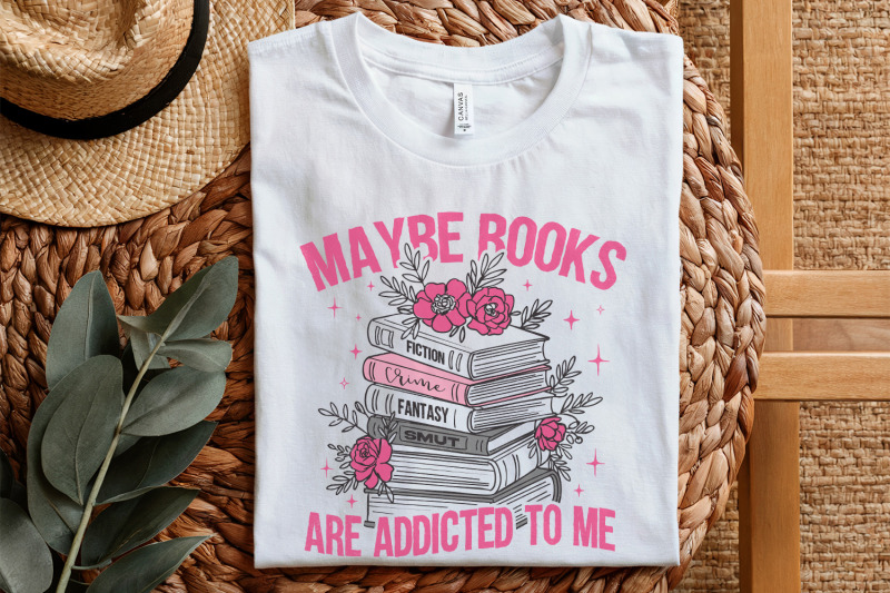 books-are-addicted-to-me-png-book-lover-png-vintage-sublimation-desi