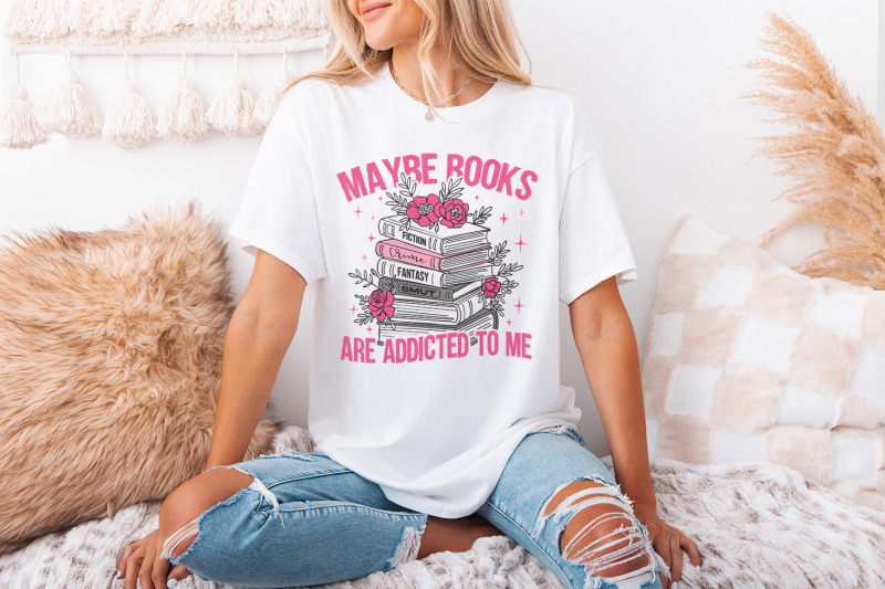 books-are-addicted-to-me-png-book-lover-png-vintage-sublimation-desi