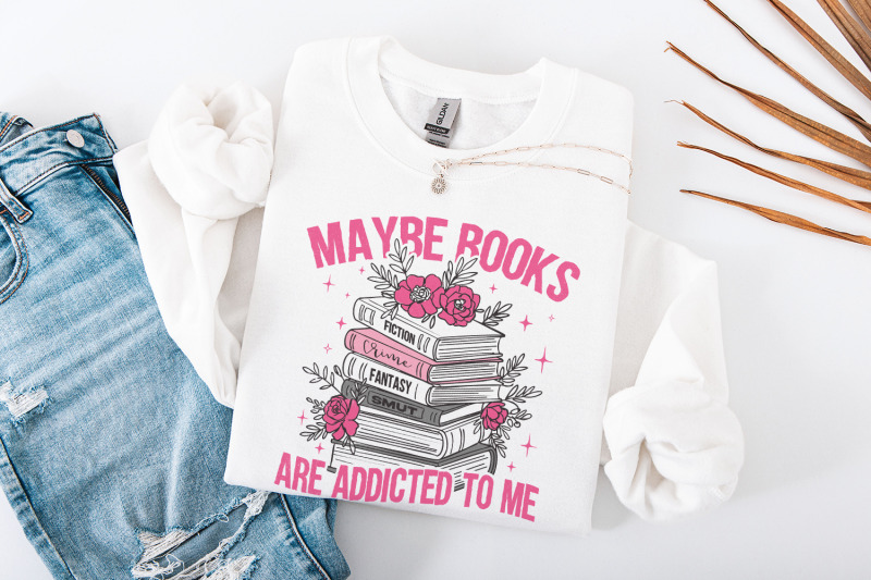 books-are-addicted-to-me-png-book-lover-png-vintage-sublimation-desi