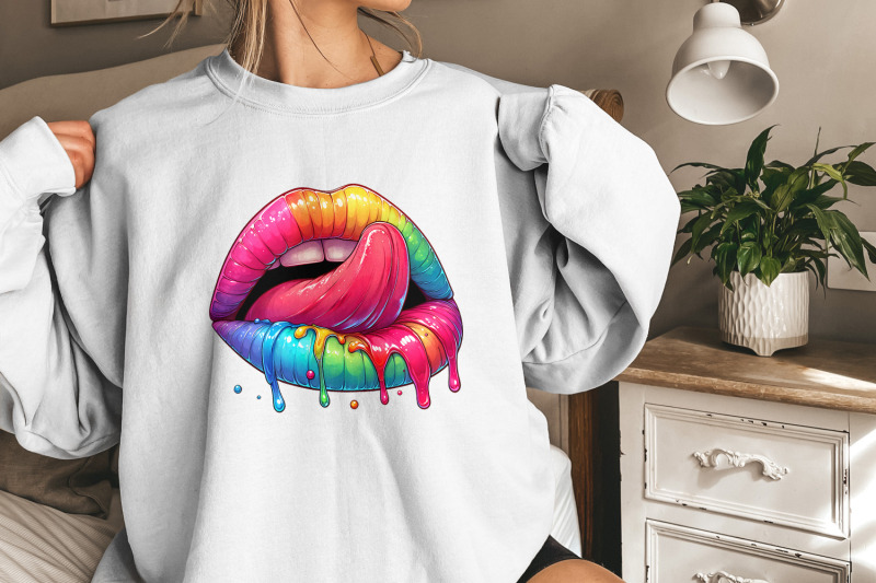 rainbow-lips-png-dripping-png-digital-download-colorful-png-rainbo