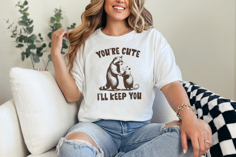 you-039-re-weird-i-039-ll-keep-you-png-funny-retro-raccoon-opossum-design-sa