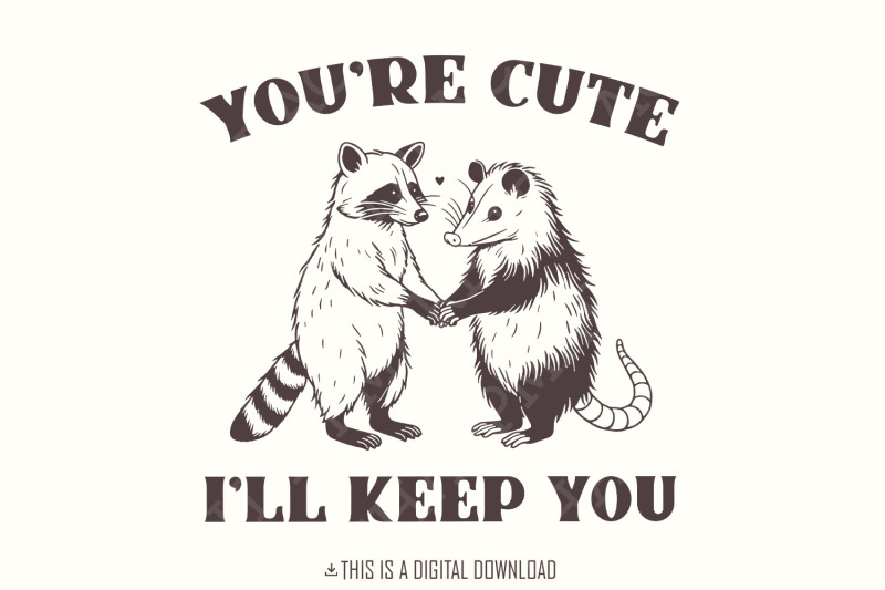 you-039-re-weird-i-039-ll-keep-you-png-funny-retro-raccoon-opossum-design-sa