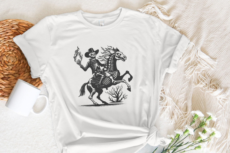skeleton-cowboy-on-horse-png-western-gothic-art-spooky-skeleton-ride