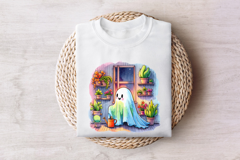 cute-ghost-with-houseplants-png-whimsical-garden-decor-spooky-cute-i