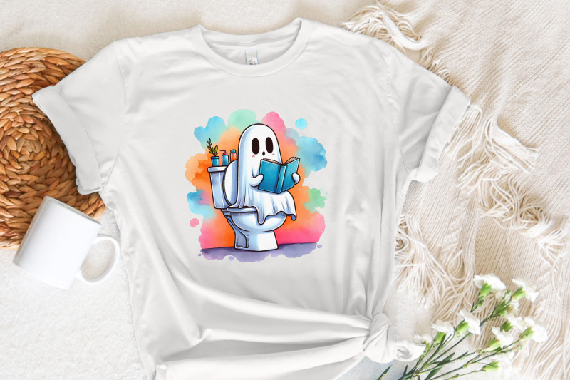 funny-ghost-reading-on-toilet-t-shirt-cute-halloween-digital-download