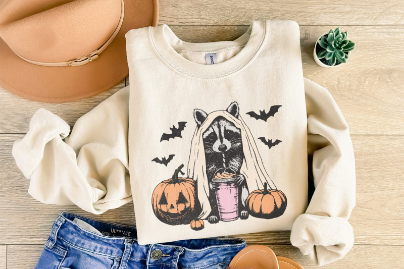cute-raccoon-ghost-png-halloween-png-spooky-season-png-sublimation