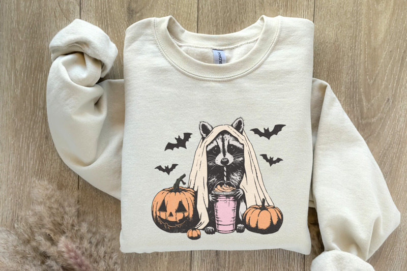 cute-raccoon-ghost-png-halloween-png-spooky-season-png-sublimation
