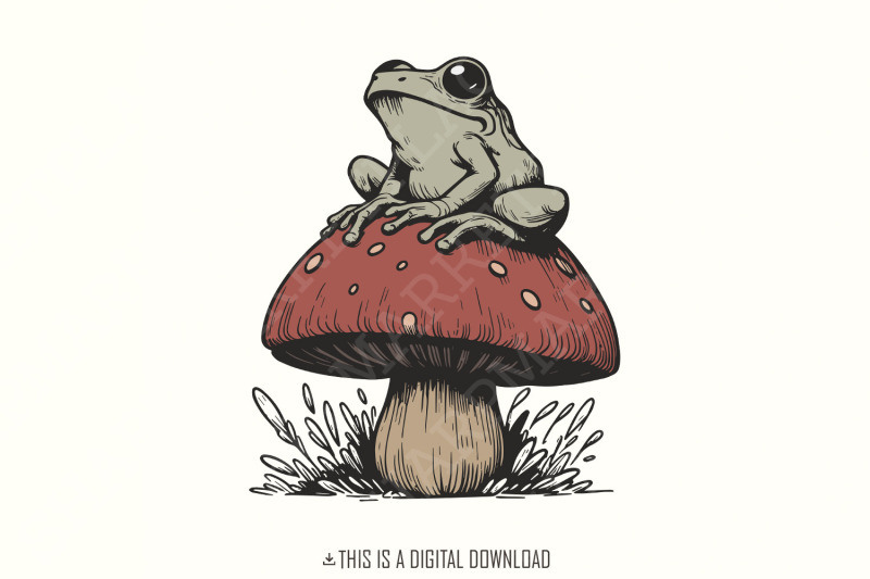 frog-mushroom-png-sublimation-cuteclipart-commercial-use-witchcraf