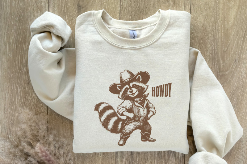 howdy-raccoon-png-western-saying-country-raccoon-png-cute-shirt-des