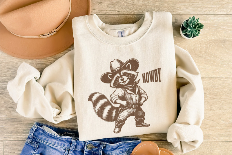 howdy-raccoon-png-western-saying-country-raccoon-png-cute-shirt-des