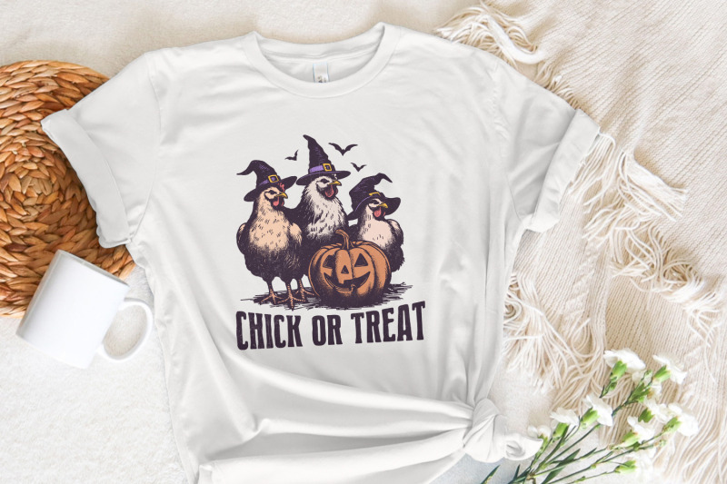 chick-or-treat-png-spooky-chicken-design-fall-pumpkin-witch-chicken