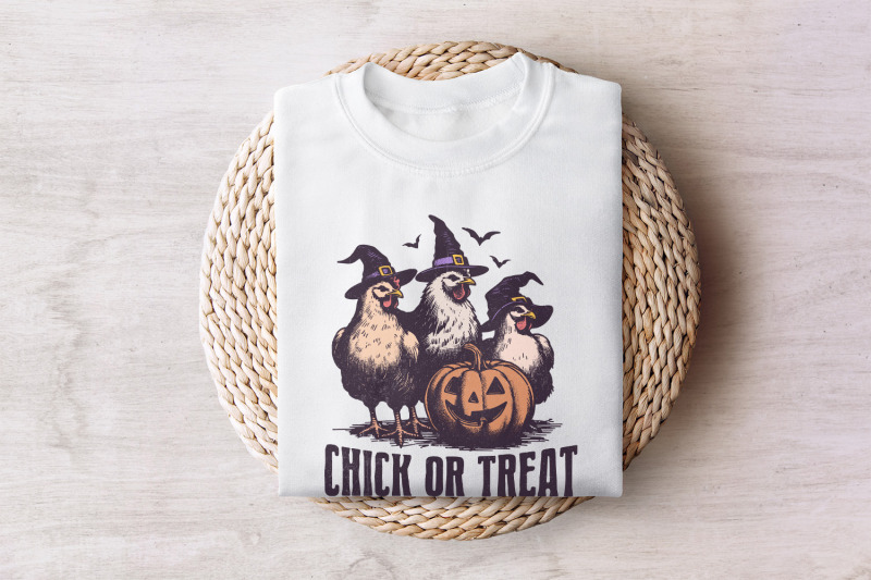 chick-or-treat-png-spooky-chicken-design-fall-pumpkin-witch-chicken