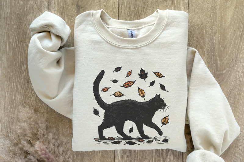 black-cat-pumpkin-png-halloween-cat-png-ghost-cat-png-retro-hallowe