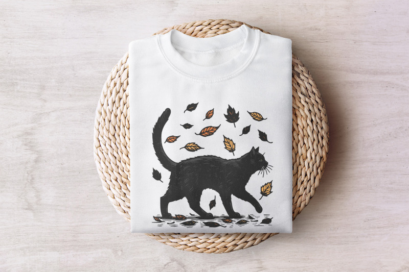 black-cat-pumpkin-png-halloween-cat-png-ghost-cat-png-retro-hallowe