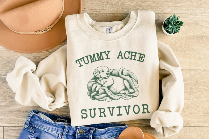 tummy-ache-survivor-png-cute-bunny-puppy-tummy-ache-png-funny-golde
