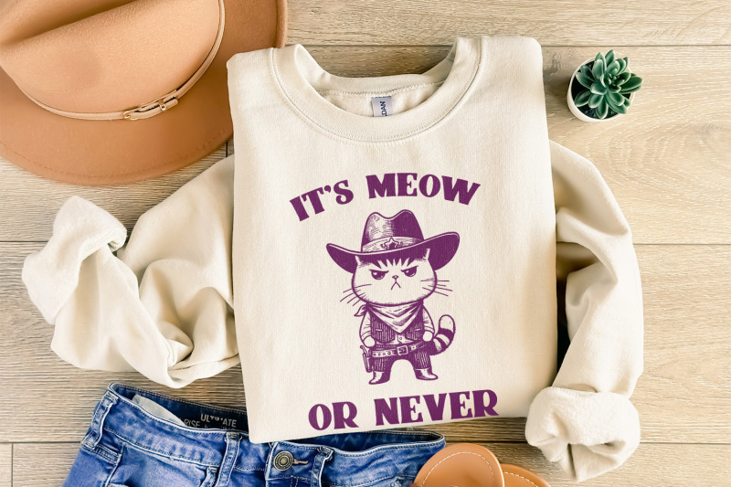 meowdy-cute-cat-png-it-039-s-meow-or-never-country-western-cat-rodeo-li