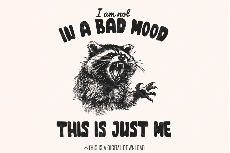 retro-raccoon-png-sarcastic-sublimation-design-mental-health-vintage