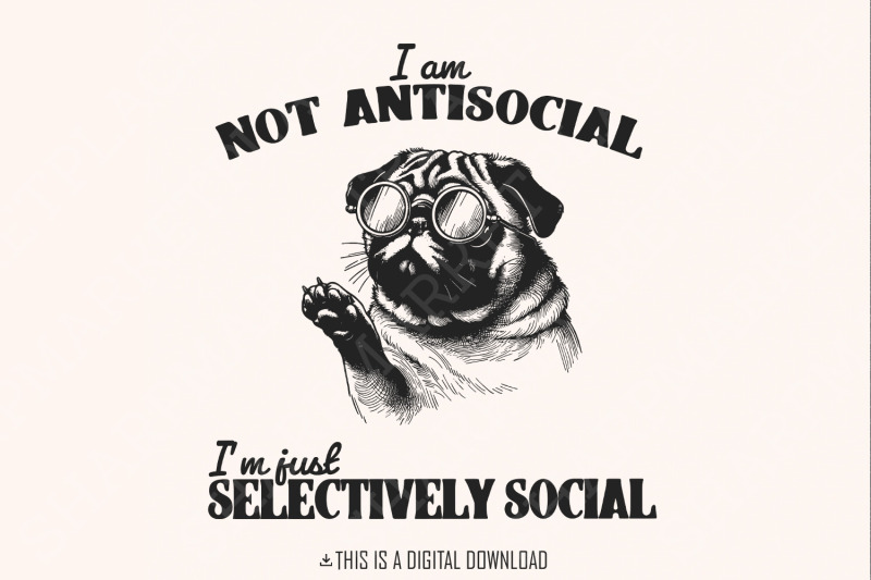 selectively-social-antisocial-png-funny-trendy-introvert-design-snar