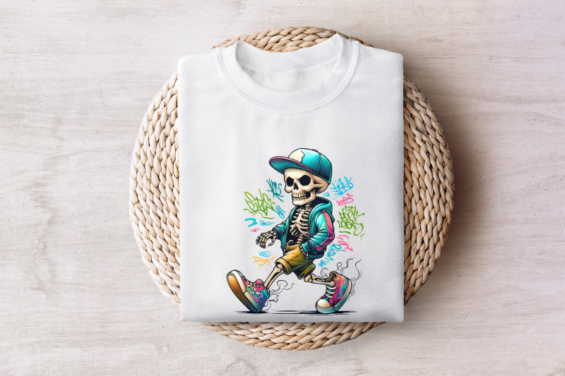 gangster-skeleton-png-digital-download-streetwear-skull-art-hip-hop