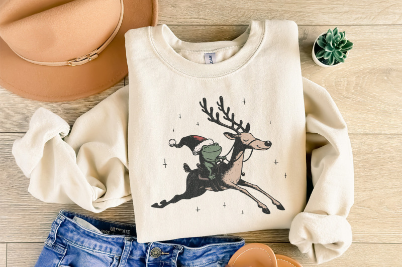 funny-christmas-frog-png-retro-frog-sublimation-feral-girl-digital-d