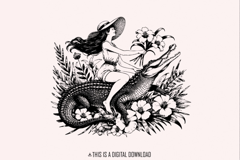 girl-riding-an-alligator-png-funny-sarcastic-png-digital-download-a