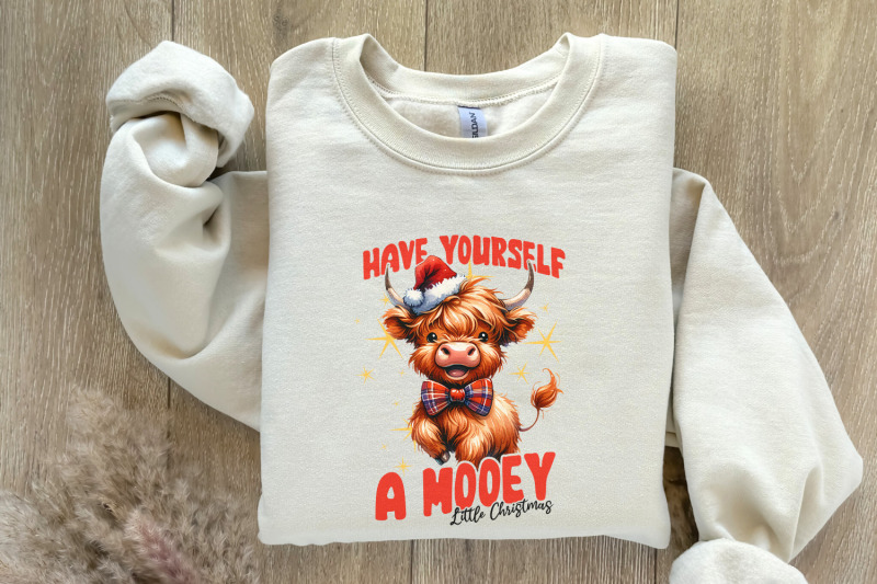 highland-mooey-christmas-png-western-christmas-png-coquette-holiday