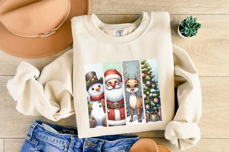 retro-christmas-png-vintage-christmas-png-santa-sublimation-merry-c