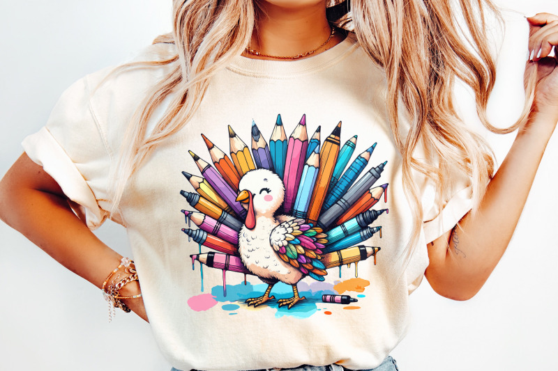 thankful-teacher-png-thanksgiving-turkey-teacher-cute-teacher-pencil