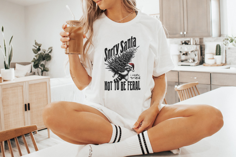 sorry-santa-feral-raccoon-png-retro-christmas-raccoon-design-funny