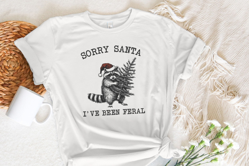 sorry-santa-i-039-ve-been-feral-png-retro-christmas-raccoon-design-funny