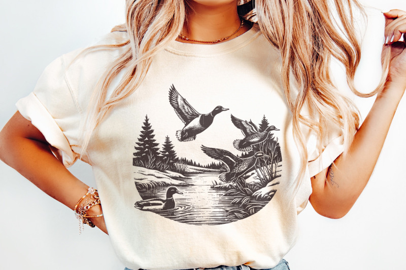 vintage-duck-png-mallard-duck-clipart-wild-duck-sublimation-flying