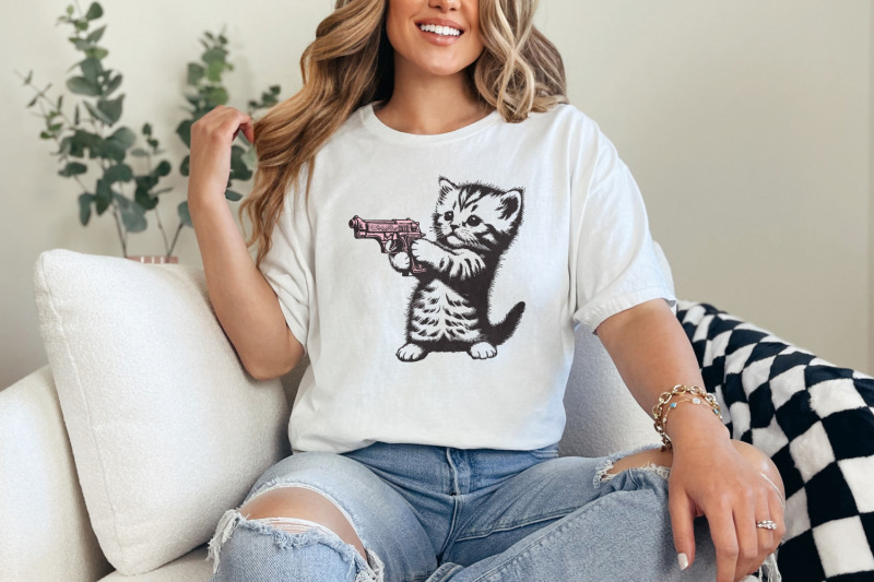 cute-gun-cat-png-trending-png-graphic-t-shirt-design-gun-cat-meme