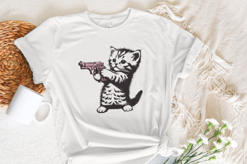 cute-gun-cat-png-trending-png-graphic-t-shirt-design-gun-cat-meme
