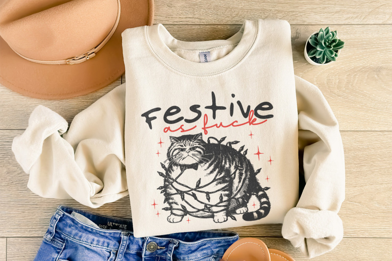 festive-as-fuck-christmas-cat-png-vintage-christmas-cat-with-lights