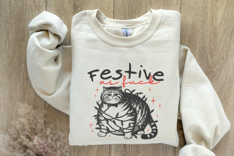 festive-as-fuck-christmas-cat-png-vintage-christmas-cat-with-lights