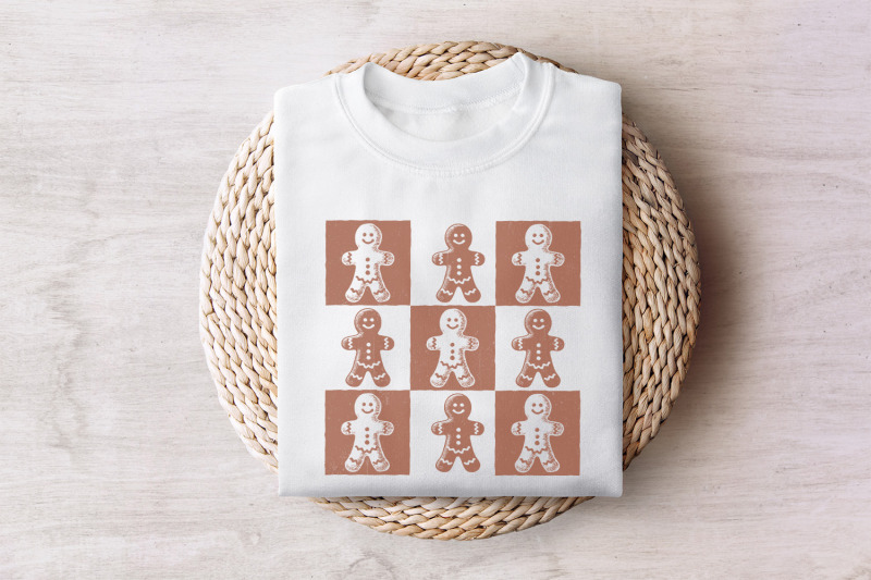 retro-checkered-gingerbread-man-png-cute-christmas-png-holiday-seaso