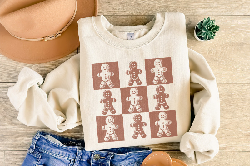 retro-checkered-gingerbread-man-png-cute-christmas-png-holiday-seaso