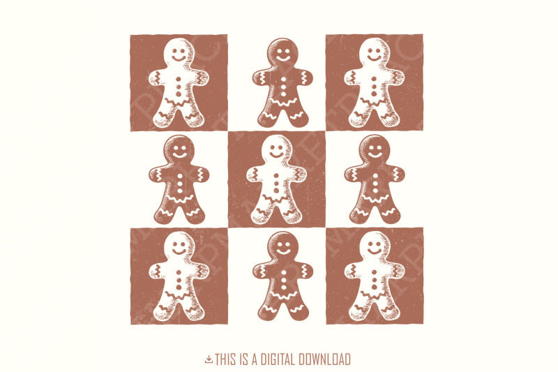 retro-checkered-gingerbread-man-png-cute-christmas-png-holiday-seaso