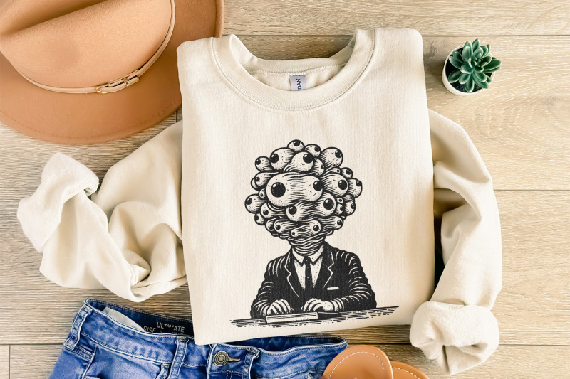 surreal-multiple-eyes-head-graphic-psychedelic-abstract-illustration