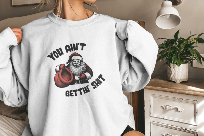 funny-santa-claus-png-you-ain-039-t-gettin-039-shit-design-retro-santa-vint