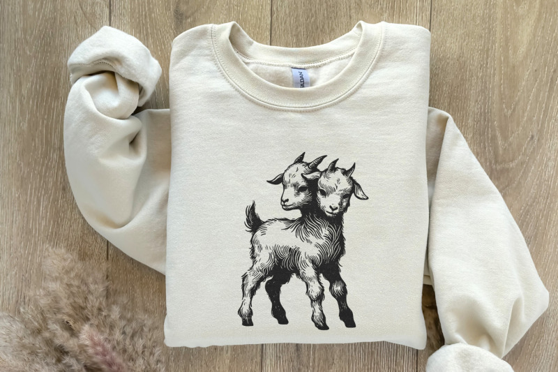 dark-goat-clipart-trippy-goat-png-quirky-goat-art-farm-animals-goa