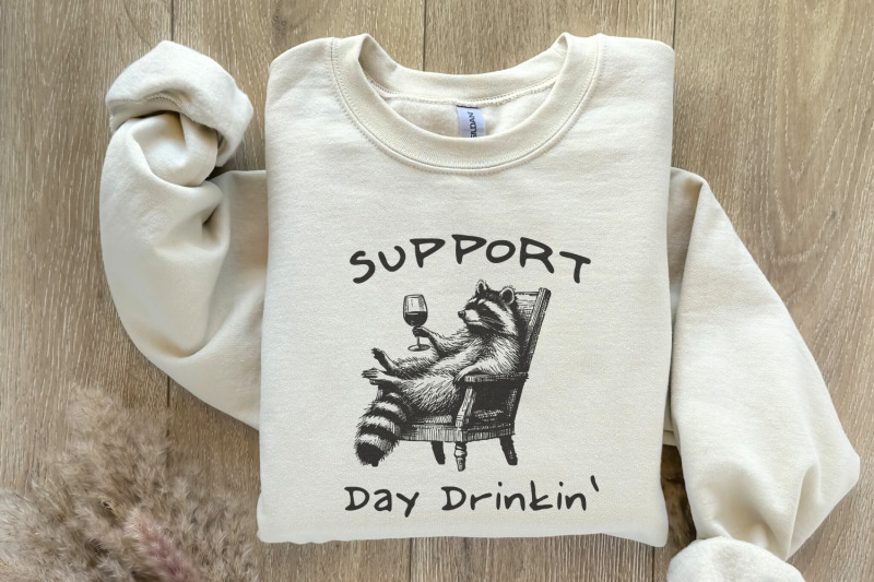 raccoon-with-wine-day-drinking-art-png-retro-png-funny-vintage-subl
