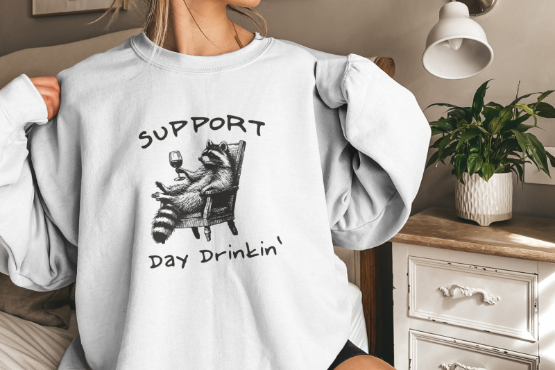 raccoon-with-wine-day-drinking-art-png-retro-png-funny-vintage-subl
