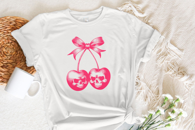 skull-cherries-png-trendy-retro-halloween-vintage-skull-fruit-digita