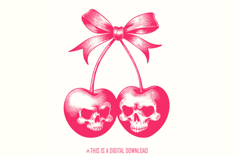 skull-cherries-png-trendy-retro-halloween-vintage-skull-fruit-digita