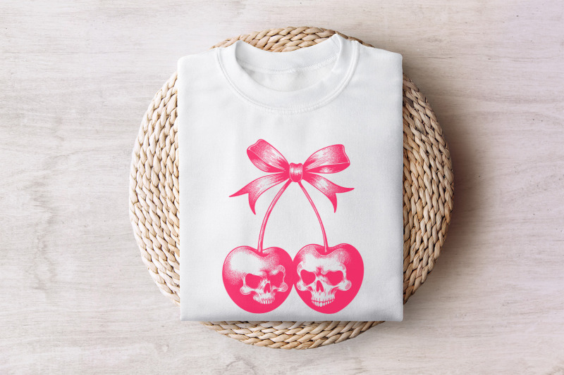 skull-cherries-png-trendy-retro-halloween-vintage-skull-fruit-digita