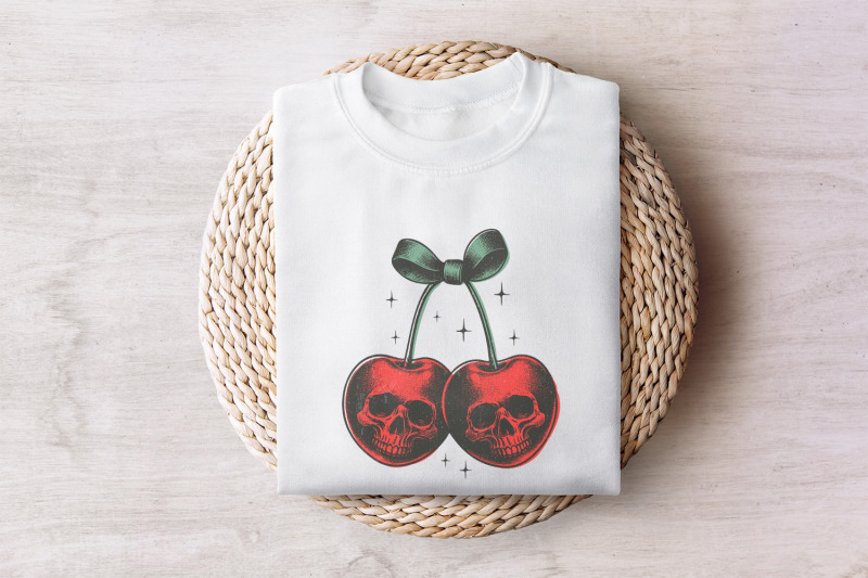 skull-cherries-png-trendy-retro-halloween-vintage-skull-fruit-digita