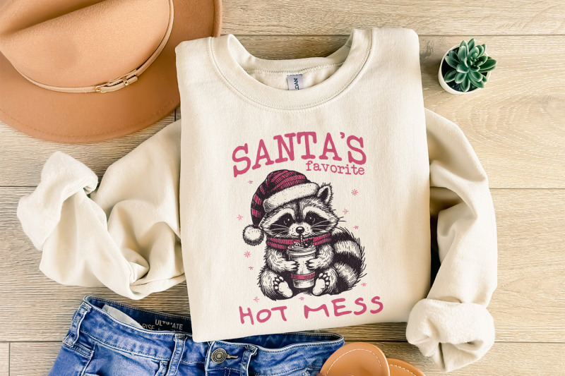 santa-039-s-hot-mess-png-funny-christmas-raccoon-sublimation-design-pin