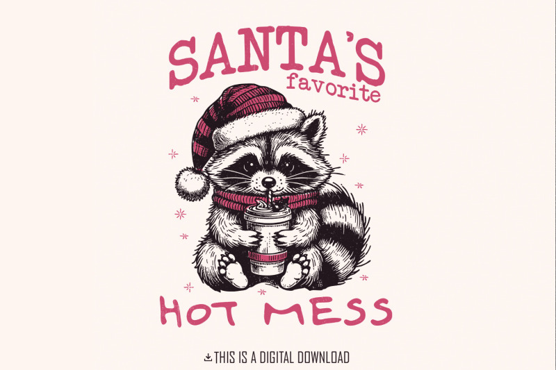 santa-039-s-hot-mess-png-funny-christmas-raccoon-sublimation-design-pin